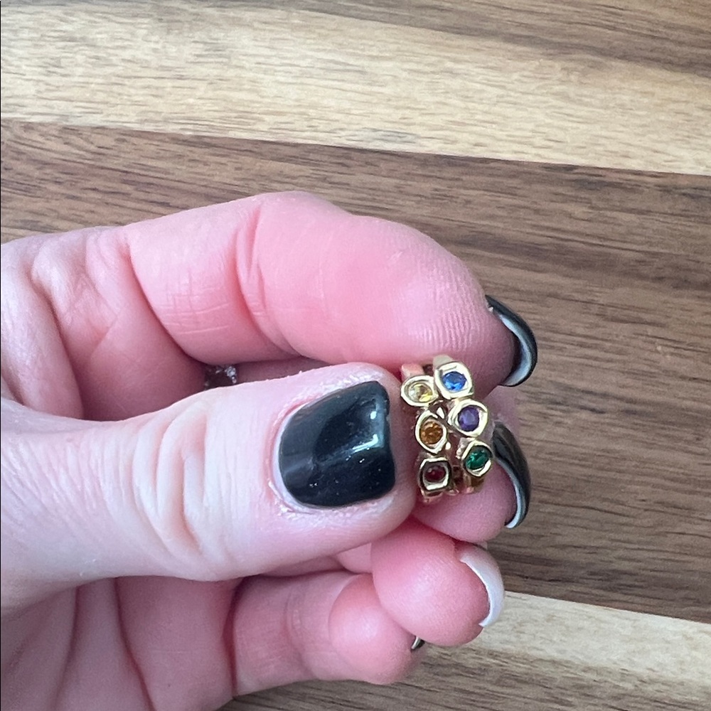 Gold plated Marvel Pandora hoops